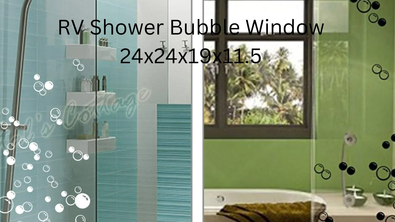 RV Shower Bubble Window 24x24x19x11.5