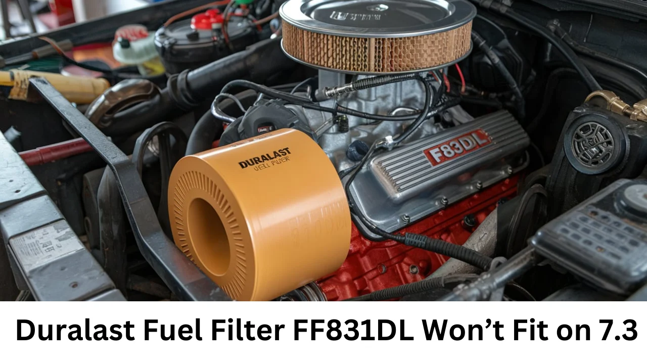 Duralast Fuel Filter FF831DL Won’t Fit on 7.3